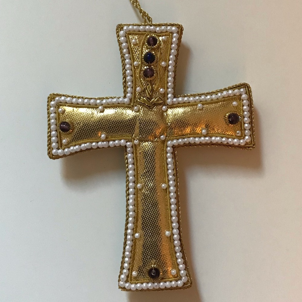 NWT St Nicolas Croix Doree Christmas Ornament - Picture 3 of 3